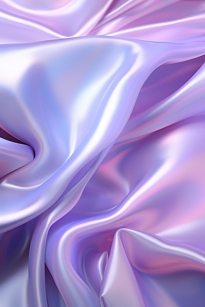 A Close up of a Purple and Pink Silk Fabric Background
