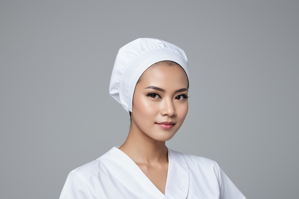 An Asian Woman Wearing a Nurse\'S Uniform and Cap