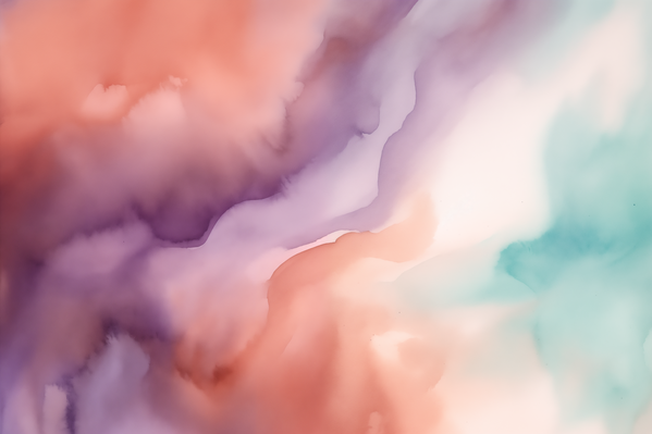 The image captures the essence of an abstract painting showcasing various shades of pink purple blue and orange.